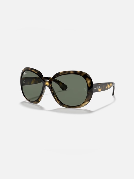 Ray-Ban Accessories - Ray-Ban Jackie Ohh II - Polished Light Havana Frame & Green Solid Classic Lens